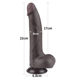 Crni Dildo sa pomerivom kožicom- Lvtoy00746-5